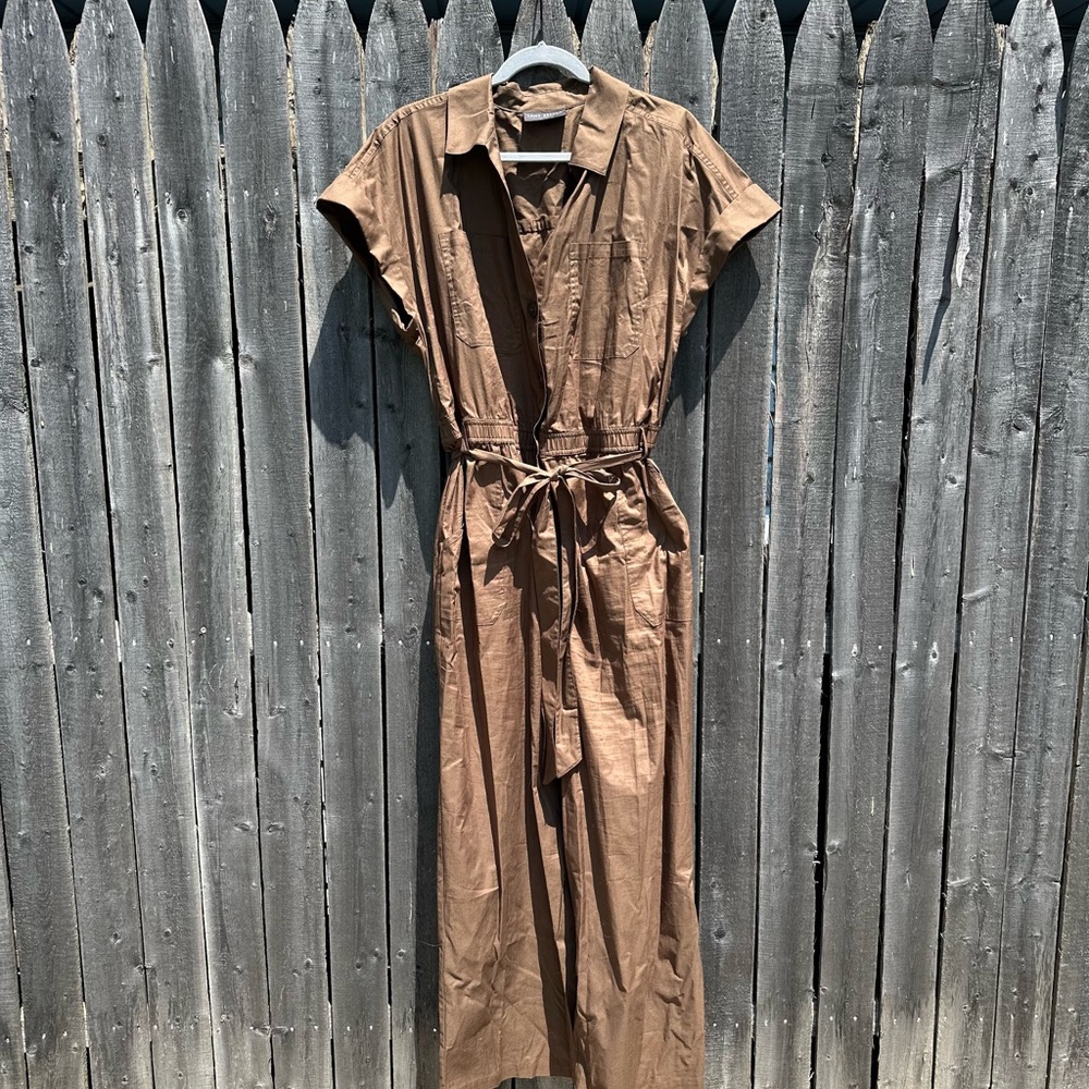 Lane Bryant Chocolate Brown Jumpsuit